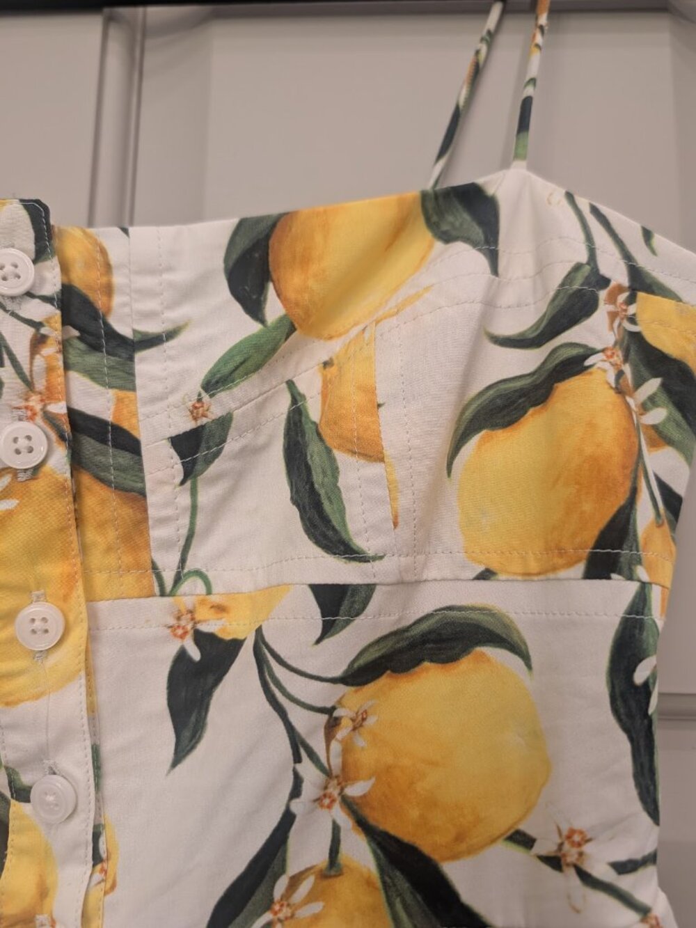 J. Crew A-line Midi Dress in Limoncello Lemon Print - Picture 5 of 9